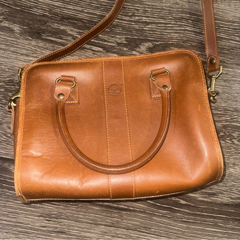Vintage Timberland tote crossbody bag made in USA